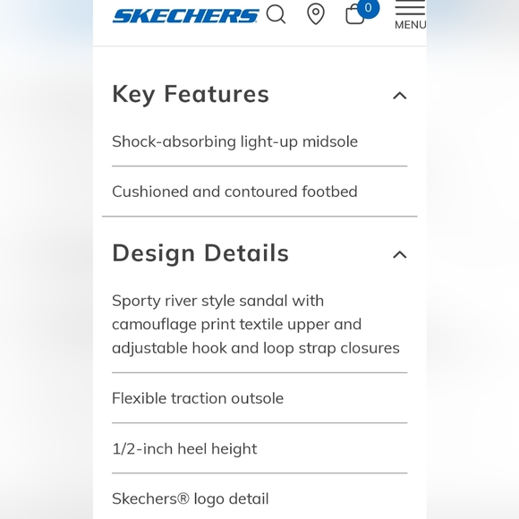 Sketchers Light Up Sandles, Blue, Size 3 - Picture 5 of 5